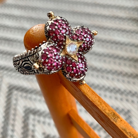 Barbara Bixby Jewelry - Barbara Bixby Sterling & 18K Pink Tourmaline Ring